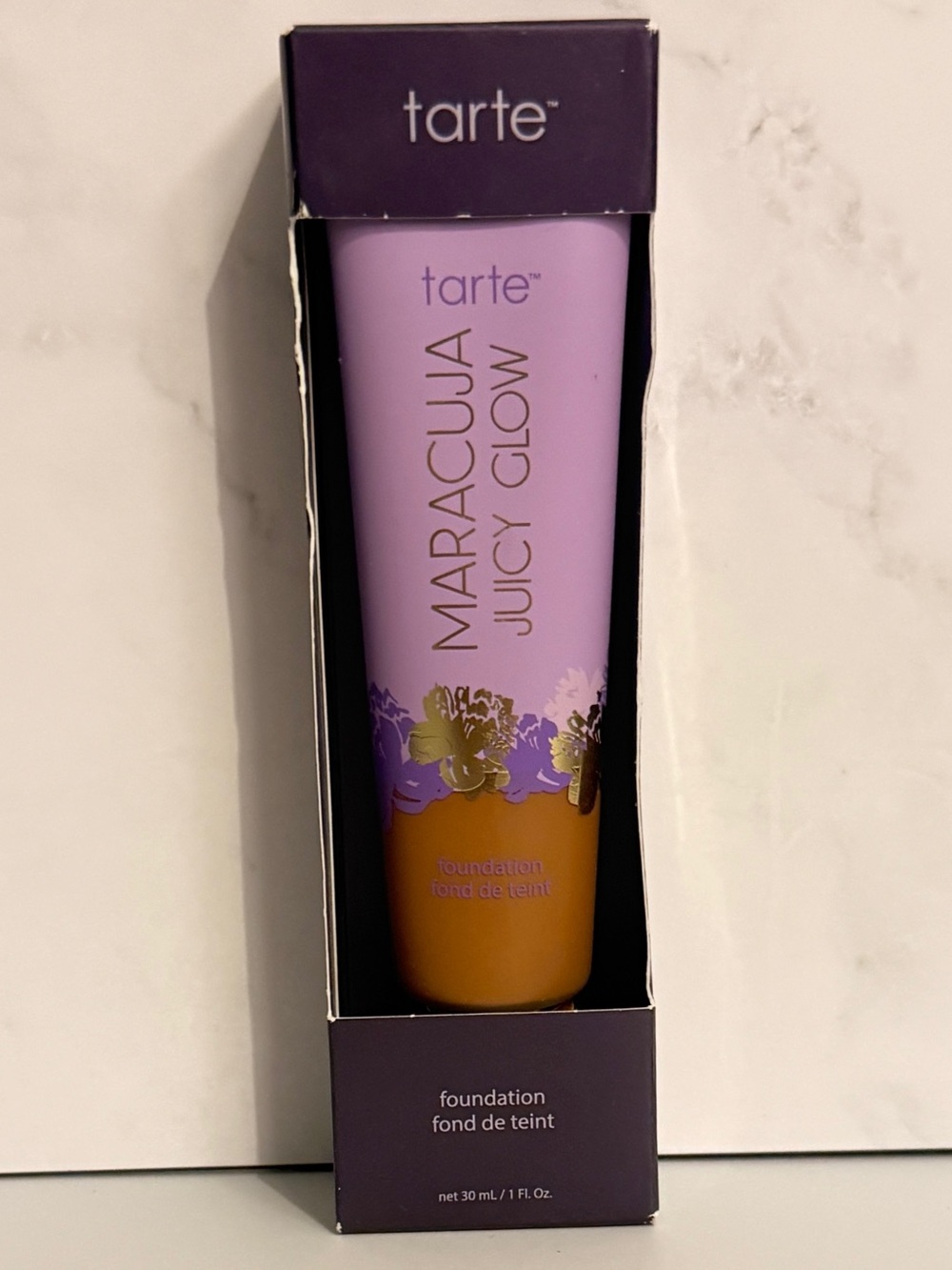 Tarte Maracuja Juicy Glow Foundation 48N Tan Deep Neutral NEW